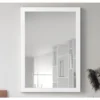 Nástenné zrkadlo Thea 48x68 cm, biele%