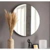 Nástenné zrkadlo Esra 50 cm, černé%