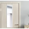 Závesné zrkadlo na dvere Bea 30x120 cm, biele%