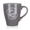 Hrnček Sweet Home 310 ml, šedý%