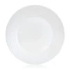 Plytký tanier Harena 25 cm, biele sklo%