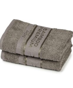 4Home Bamboo Premium uterák sivá, 50 x 100 cm, sada 2 ks