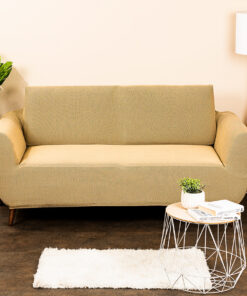 4Home Multielastický poťah na dvojkreslo Comfort béžová, 140 - 180 cm