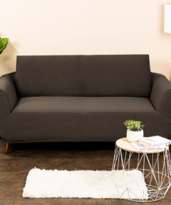 4Home Multielastický poťah na dvojkreslo Comfort hnedá, 140 - 180 cm