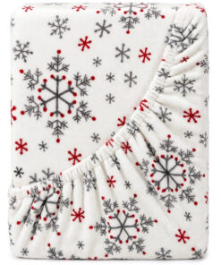 4Home prestieradlo mikroflanel Snowflakes, 90 x 200 cm