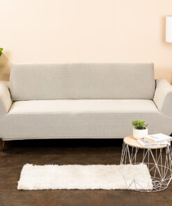 4home Multielastický poťah na sedaciu súpravu Comfort smotanová, 180 - 220 cm