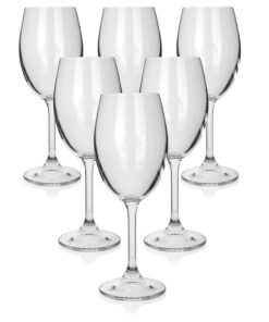 Banquet 6-dielna sada pohárov na biele víno LEONA, 340 ml