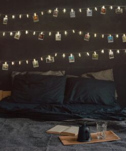 DecoKing Svetelná reťaz na fotografie teplá biela, 20 LED