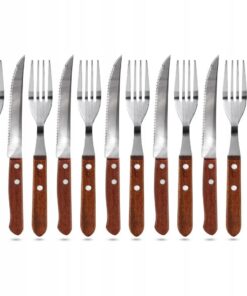 Steakový set HAPPY GREEN, 12 dílů