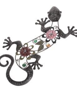 Nástenná kovová dekorácia Lizzard, 27,5 x 50 x 5 cm