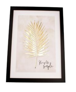 Obraz na plátne Gold leaf, 40 x 50 cm