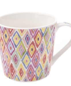 Porcelánový hrnček Rhombus, 400 ml