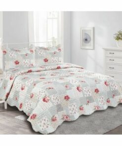 Prehoz na posteľ Patchwork Idea, 230 x 250 cm, 2 ks 50 x 70 cm, 230 x 250 cm