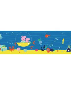 Samolepiaca bordúra Peppa Pig Sea, 500 x 9,7 cm