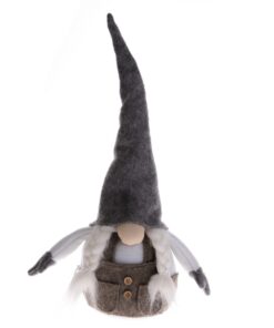 Vianočný textilný škriatok Tony, 31 cm