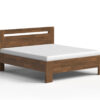 DREVONA24 Manželská posteľ z masívu 180x200 LIVIA buk walnut